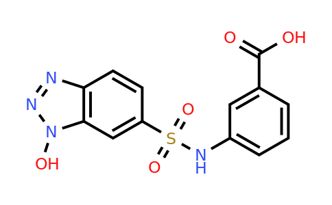 CAS 749906-96-5 | 3-(1-hydroxy-1H-1,2,3-benzotriazole-6-sulfonamido)benzoic acid