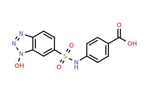 CAS 749906-99-8 | 4-(1-hydroxy-1H-1,2,3-benzotriazole-6-sulfonamido)benzoic acid