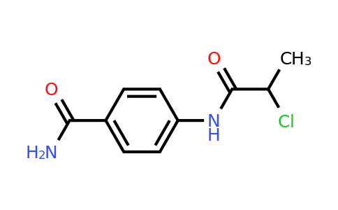 CAS 749907-03-7 | 4-(2-chloropropanamido)benzamide