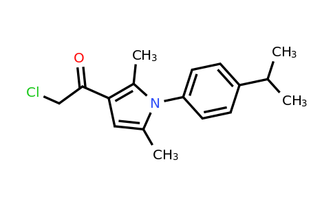 CAS 749920-14-7 | 2-chloro-1-{2,5-dimethyl-1-[4-(propan-2-yl)phenyl]-1H-pyrrol-3-yl}ethan-1-one