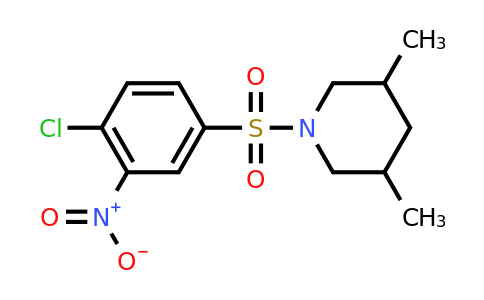 CAS 749920-16-9 | 1-(4-chloro-3-nitrobenzenesulfonyl)-3,5-dimethylpiperidine