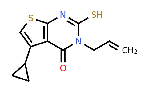 CAS 749920-23-8 | 5-cyclopropyl-3-(prop-2-en-1-yl)-2-sulfanyl-3H,4H-thieno[2,3-d]pyrimidin-4-one