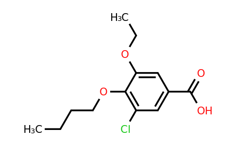 CAS 749920-46-5 | 4-butoxy-3-chloro-5-ethoxybenzoic acid
