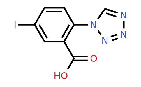 CAS 749920-55-6 | 5-iodo-2-(1H-1,2,3,4-tetrazol-1-yl)benzoic acid
