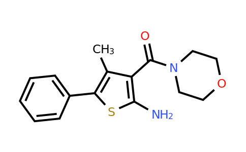 CAS 749920-71-6 | 4-methyl-3-(morpholine-4-carbonyl)-5-phenylthiophen-2-amine