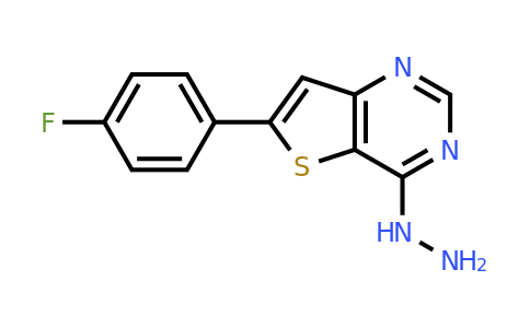 CAS 749920-75-0 | 6-(4-fluorophenyl)-4-hydrazinylthieno[3,2-d]pyrimidine