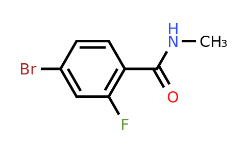 CAS 749927-69-3 | 4-bromo-2-fluoro-N-methylbenzamide