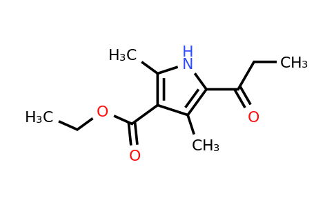 CAS 74999-33-0 | Ethyl 2,4-dimethyl-5-propionyl-1H-pyrrole-3-carboxylate