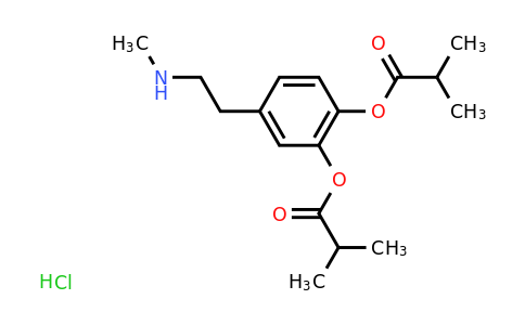CAS 75011-65-3 | 4-(2-(Methylamino)ethyl)-1,2-phenylene bis(2-methylpropanoate) hydrochloride