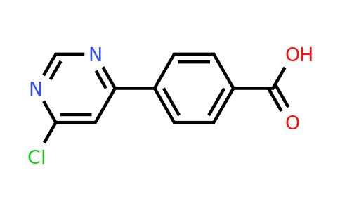 CAS 750559-62-7 | 4-(6-Chloropyrimidin-4-yl)benzoic acid