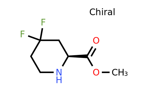 CAS 750563-70-3 | methyl (2S)-4,4-difluoropiperidine-2-carboxylate