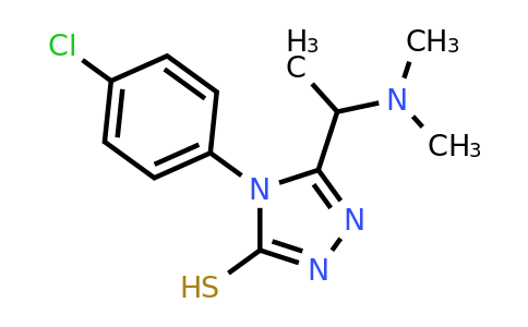 CAS 750599-16-7 | 4-(4-chlorophenyl)-5-[1-(dimethylamino)ethyl]-4H-1,2,4-triazole-3-thiol
