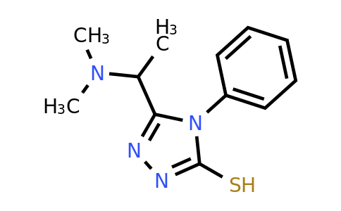 CAS 750599-29-2 | 5-[1-(dimethylamino)ethyl]-4-phenyl-4H-1,2,4-triazole-3-thiol