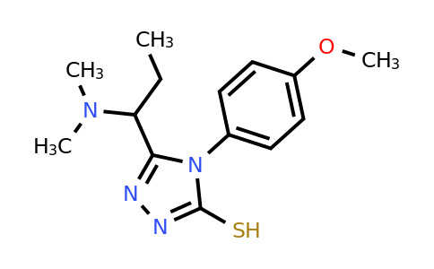 CAS 750599-40-7 | 5-[1-(dimethylamino)propyl]-4-(4-methoxyphenyl)-4H-1,2,4-triazole-3-thiol