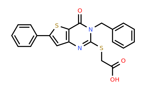 CAS 750607-14-8 | 2-({3-benzyl-4-oxo-6-phenyl-3H,4H-thieno[3,2-d]pyrimidin-2-yl}sulfanyl)acetic acid