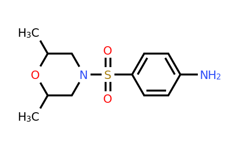 CAS 750607-99-9 | 4-[(2,6-dimethylmorpholin-4-yl)sulfonyl]aniline