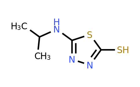 CAS 750608-54-9 | 5-[(Propan-2-yl)amino]-1,3,4-thiadiazole-2-thiol