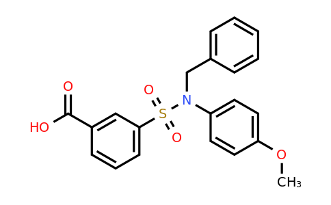 CAS 750610-53-8 | 3-[benzyl(4-methoxyphenyl)sulfamoyl]benzoic acid