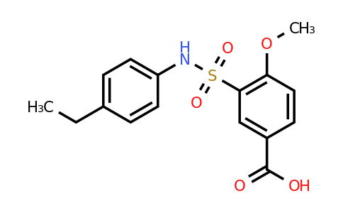 CAS 750610-58-3 | 3-[(4-ethylphenyl)sulfamoyl]-4-methoxybenzoic acid