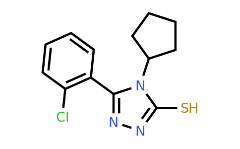 CAS 750610-95-8 | 5-(2-chlorophenyl)-4-cyclopentyl-4H-1,2,4-triazole-3-thiol