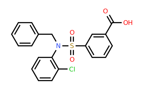 CAS 750613-52-6 | 3-[benzyl(2-chlorophenyl)sulfamoyl]benzoic acid