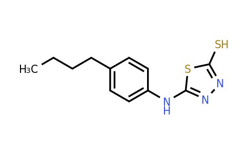 CAS 750613-93-5 | 5-[(4-butylphenyl)amino]-1,3,4-thiadiazole-2-thiol