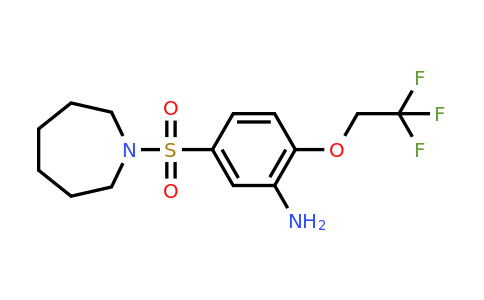 CAS 750614-97-2 | 5-(azepane-1-sulfonyl)-2-(2,2,2-trifluoroethoxy)aniline