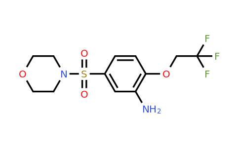 CAS 750615-01-1 | 5-(morpholine-4-sulfonyl)-2-(2,2,2-trifluoroethoxy)aniline