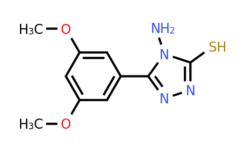 CAS 750624-63-6 | 4-amino-5-(3,5-dimethoxyphenyl)-4H-1,2,4-triazole-3-thiol