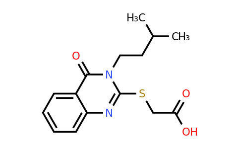 CAS 750624-64-7 | 2-{[3-(3-methylbutyl)-4-oxo-3,4-dihydroquinazolin-2-yl]sulfanyl}acetic acid