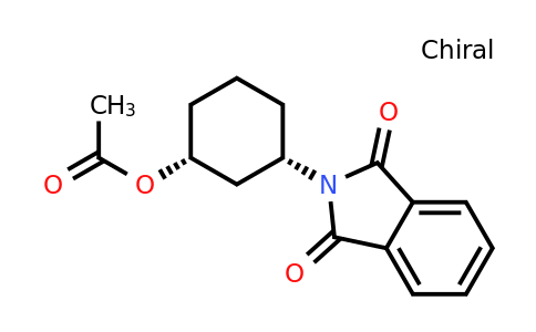 CAS 750649-38-8 | (1R,3S)-3-(1,3-Dioxoisoindolin-2-yl)cyclohexyl acetate