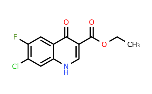 CAS 75073-15-3 | Ethyl 7-chloro-6-fluoro-4-oxo-1,4-dihydroquinoline-3-carboxylate