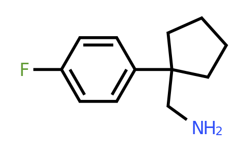 CAS 75180-50-6 | 1-(4-Fluorophenyl)-cyclopentanemethanamine