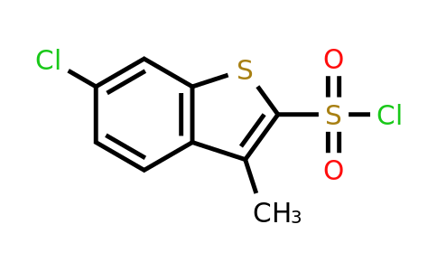 CAS 752135-37-8 | 6-chloro-3-methyl-1-benzothiophene-2-sulfonyl chloride