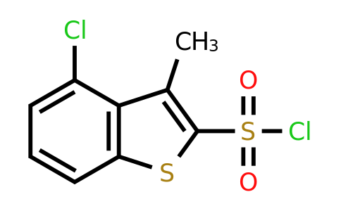 CAS 752135-45-8 | 4-chloro-3-methyl-1-benzothiophene-2-sulfonyl chloride