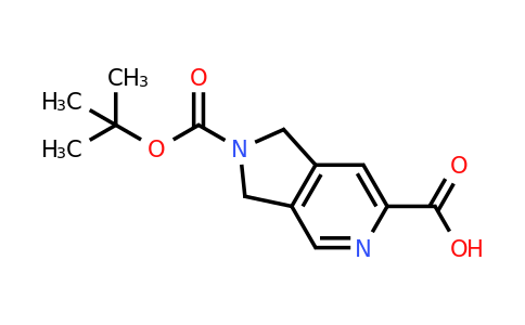CAS 752202-61-2 | 2-tert-butoxycarbonyl-1,3-dihydropyrrolo[3,4-c]pyridine-6-carboxylic acid