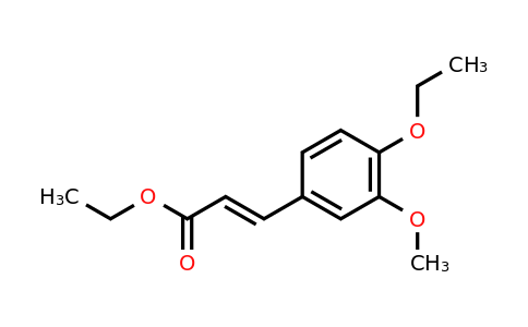 CAS 75332-48-8 | Ethyl 3-(4-ethoxy-3-methoxyphenyl)acrylate