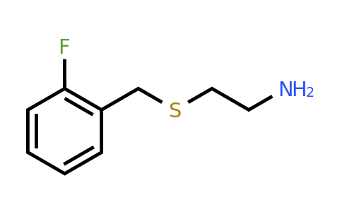 CAS 753394-01-3 | 2-{[(2-fluorophenyl)methyl]sulfanyl}ethan-1-amine