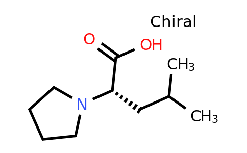 CAS 753435-75-5 | (S)-4-Methyl-2-(1-pyrrolidinyl)pentanoic Acid