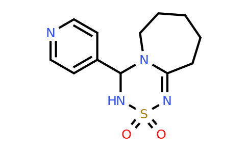 CAS 753470-06-3 | 4-(Pyridin-4-yl)-3H,4H,6H,7H,8H,9H,10H-2lambda6-[1,2,4,6]thiatriazino[4,3-a]azepine-2,2-dione