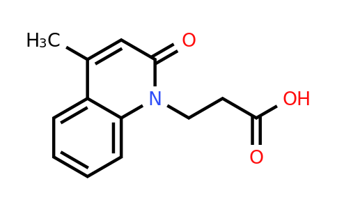 CAS 75371-21-0 | 3-(4-Methyl-2-oxoquinolin-1(2H)-yl)propanoic acid