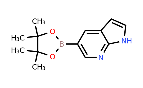 5-(4,4,5,5-Tetramethyl-1,3,2-dioxaborolan-2-YL)-1H-pyrrolo[2,3-B]pyridine