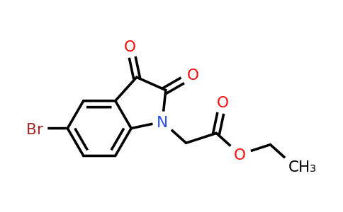 CAS 754235-62-6 | Ethyl 2-(5-Bromo-2,3-dioxoindolin-1-yl)acetate