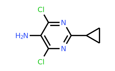 CAS 75438-70-9 | 4,6-Dichloro-2-cyclopropylpyrimidin-5-amine