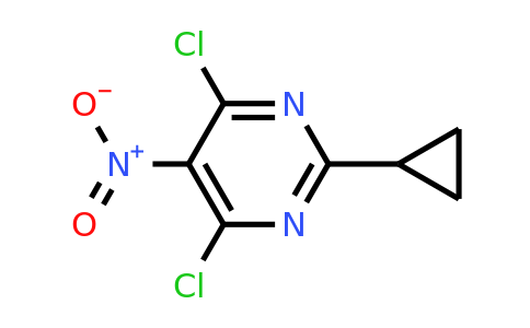 CAS 75438-78-7 | 4,6-Dichloro-2-cyclopropyl-5-nitropyrimidine