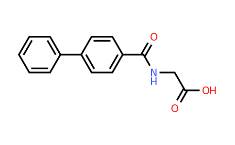 CAS 75446-59-2 | 2-[(4-phenylphenyl)formamido]acetic acid