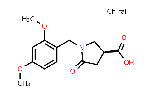 CAS 755025-16-2 | (3S)-1-[(2,4-dimethoxyphenyl)methyl]-5-oxopyrrolidine-3-carboxylic acid