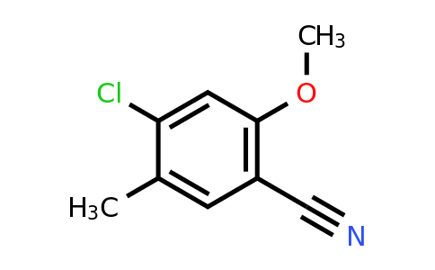 CAS 755027-31-7 | 4-Chloro-2-methoxy-5-methylbenzonitrile