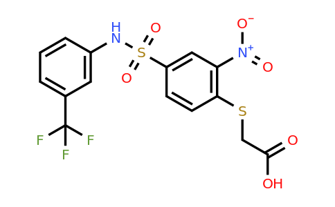 CAS 756851-06-6 | 2-[(2-nitro-4-{[3-(trifluoromethyl)phenyl]sulfamoyl}phenyl)sulfanyl]acetic acid
