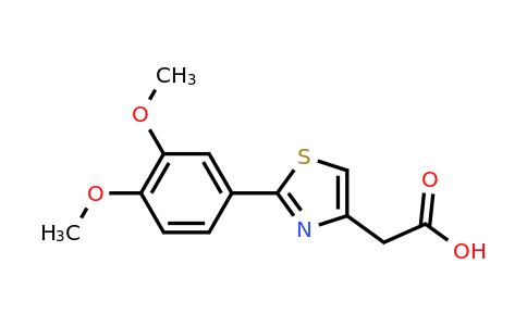 CAS 756858-99-8 | 2-[2-(3,4-dimethoxyphenyl)-1,3-thiazol-4-yl]acetic acid